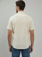 BULL FIRE Half Sleeve Spread Collar Cotton Regular Shirt for men