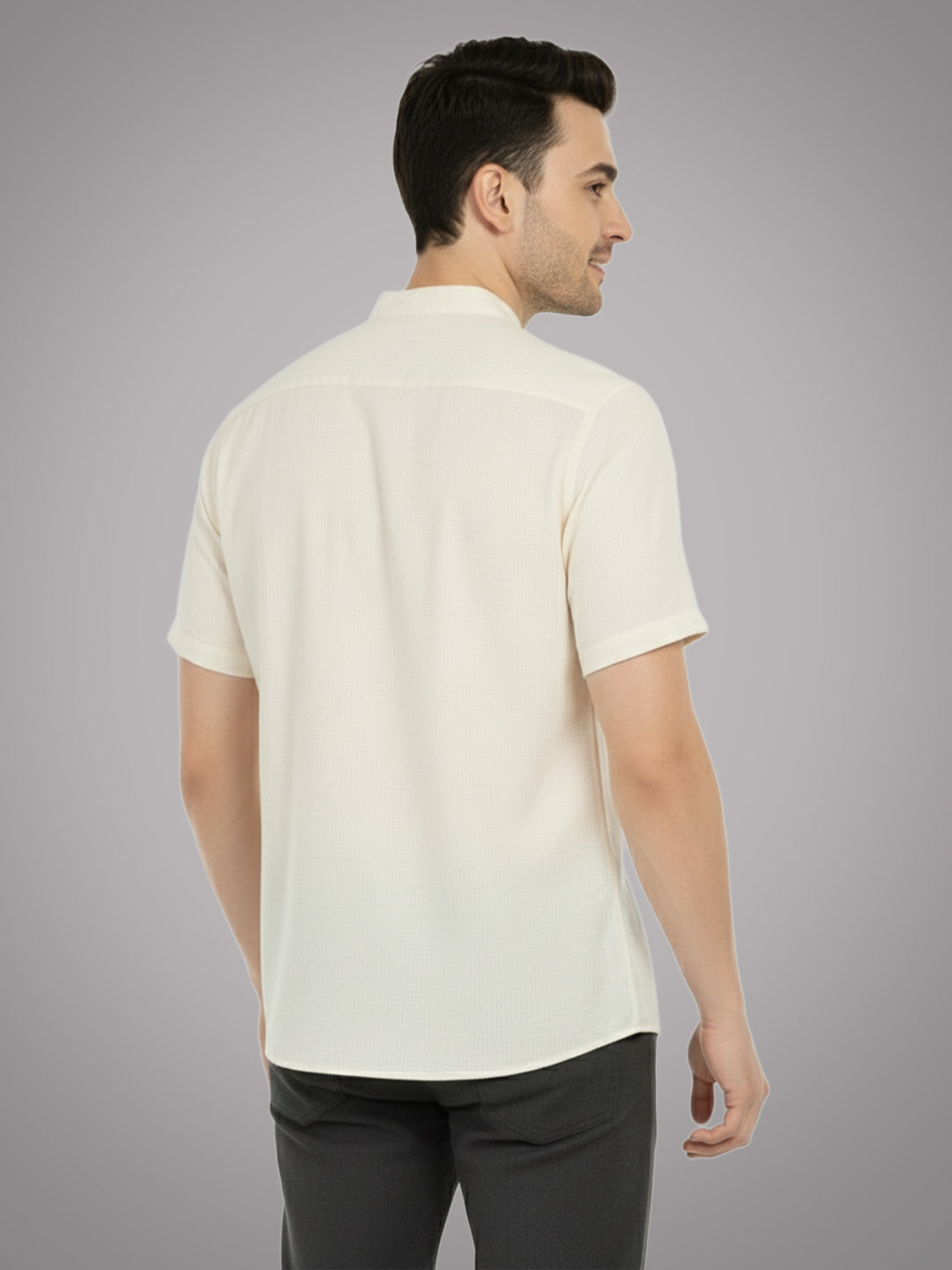 BULL FIRE Half Sleeve Kurta Regular Fit for Men