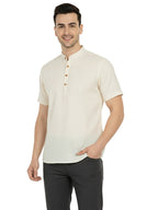 BULL FIRE Half Sleeve Kurta Regular Fit for Men
