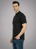 BULL FIRE Half Sleeve Kurta Regular Fit for Men