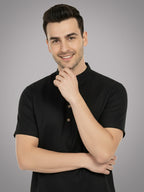 BULL FIRE Half Sleeve Kurta Regular Fit for Men