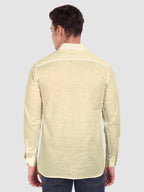 BULL FIRE Men Full Sleeve Roll Up Sleeve Style Spread Collar Pure Cotton Kurta