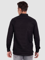 BULL FIRE Men Full Sleeve Roll Up Style Chinese Collar Cotton Kurta