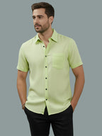 BULL FIRE Half Sleeve Spread Collar Cotton Regular Shirt for men