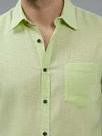 BULL FIRE Half Sleeve Spread Collar Cotton Regular Shirt for men