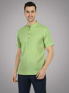 BULL FIRE Half Sleeve Kurta Regular Fit for Men