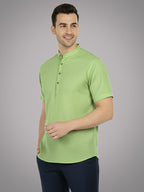 BULL FIRE Half Sleeve Kurta Regular Fit for Men