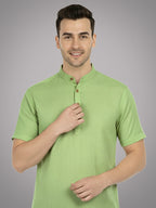 BULL FIRE Half Sleeve Kurta Regular Fit for Men