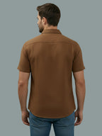 BULL FIRE Half Sleeve Spread Collar Cotton Regular Shirt for men