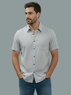 BULL FIRE Half Sleeve Spread Collar Cotton Regular Shirt for men