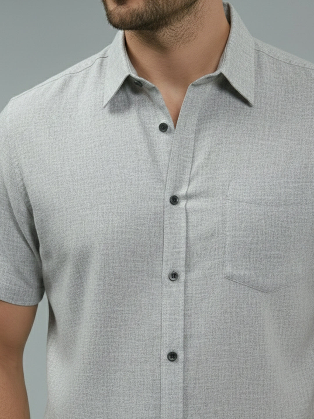 BULL FIRE Half Sleeve Spread Collar Cotton Regular Shirt for men