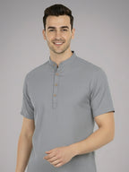 BULL FIRE Half Sleeve Kurta Regular Fit for Men