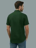 BULL FIRE Half Sleeve Spread Collar Cotton Regular Shirt for men