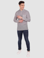 BULL FIRE Men Full Sleeve Roll Up Sleeve Style Spread Collar Pure Cotton Kurta