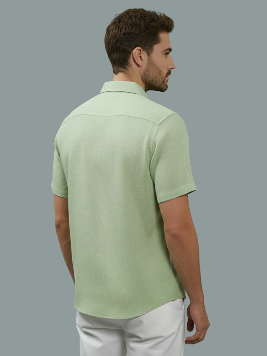 BULL FIRE Half Sleeve Spread Collar Cotton Regular Shirt for men