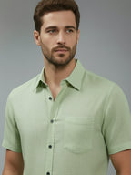 BULL FIRE Half Sleeve Spread Collar Cotton Regular Shirt for men