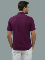 BULL FIRE Half Sleeve Spread Collar Cotton Regular Shirt for men