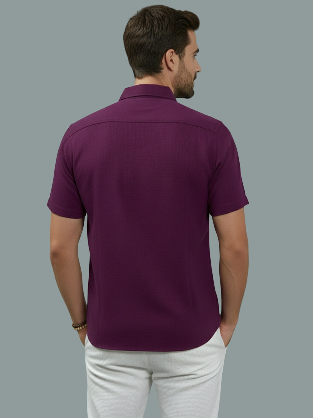 BULL FIRE Half Sleeve Spread Collar Cotton Regular Shirt for men