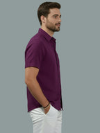 BULL FIRE Half Sleeve Spread Collar Cotton Regular Shirt for men