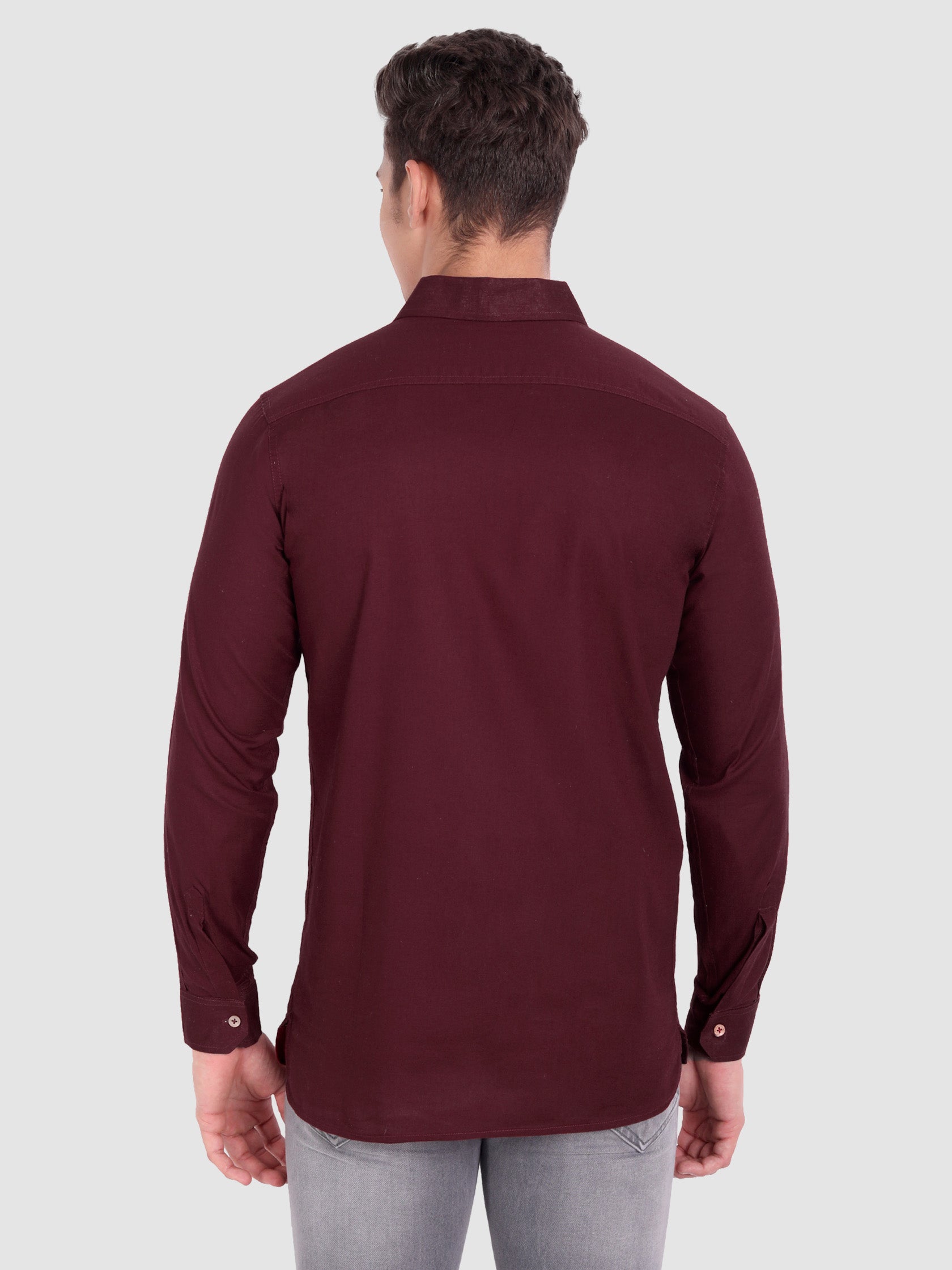 BULL FIRE Men Full Sleeve Roll Up Sleeve Style Spread Collar Pure Cotton Kurta