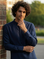 BULL FIRE Zipper Style Pure Cotton Full Sleeve Short Kurta