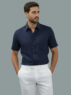 BULL FIRE Half Sleeve Spread Collar Cotton Regular Shirt for men