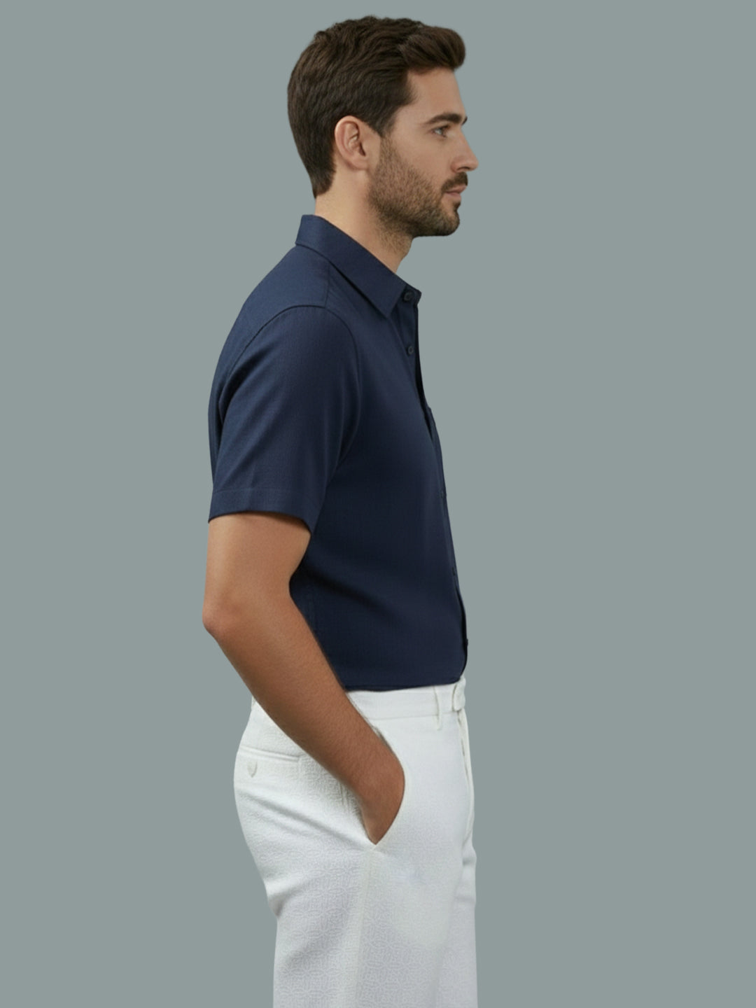 BULL FIRE Half Sleeve Spread Collar Cotton Regular Shirt for men