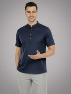 BULL FIRE Half Sleeve Kurta Regular Fit for Men