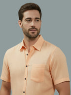 BULL FIRE Half Sleeve Spread Collar Cotton Regular Shirt for men