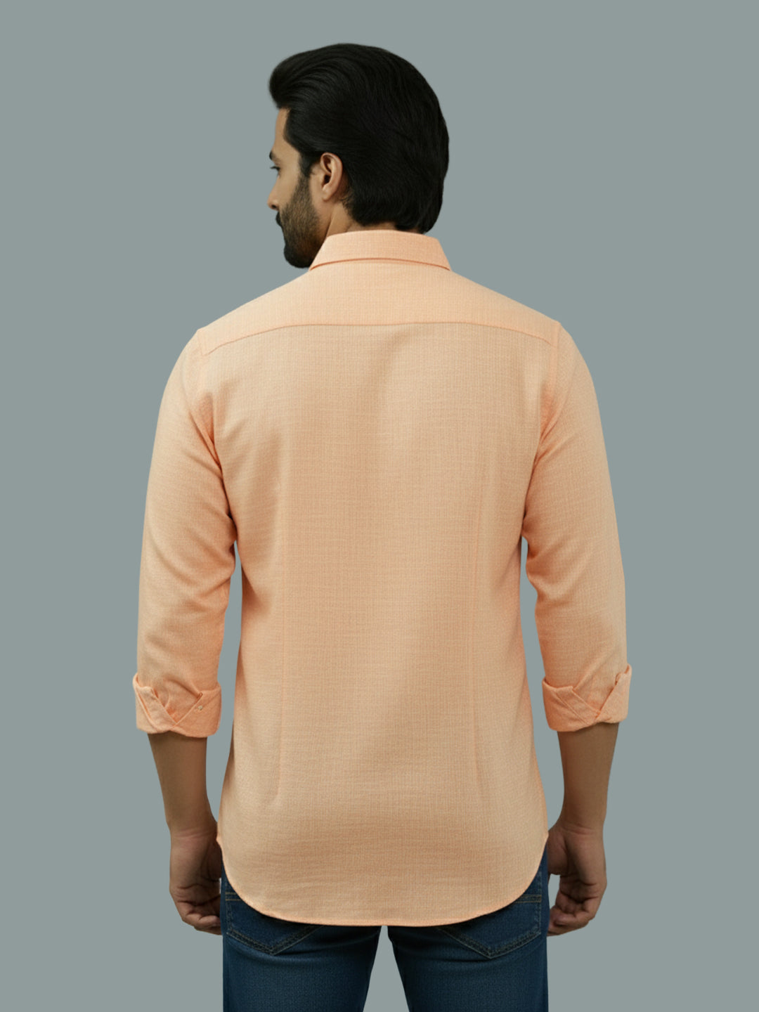 BULL FIRE Spread Collar Full Sleeve Cotton Regular Fit  Shirt for Men