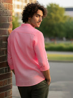BULL FIRE Zipper Style Pure Cotton Full Sleeve Short Kurta