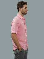 BULL FIRE Half Sleeve Spread Collar Cotton Regular Shirt for men