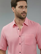 BULL FIRE Half Sleeve Spread Collar Cotton Regular Shirt for men