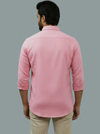 BULL FIRE Spread Collar Full Sleeve Cotton Regular Fit  Shirt for Men