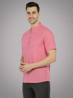 BULL FIRE Half Sleeve Kurta Regular Fit for Men