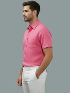 BULL FIRE Half Sleeve Spread Collar Cotton Regular Shirt for men