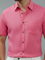BULL FIRE Half Sleeve Spread Collar Cotton Regular Shirt for men