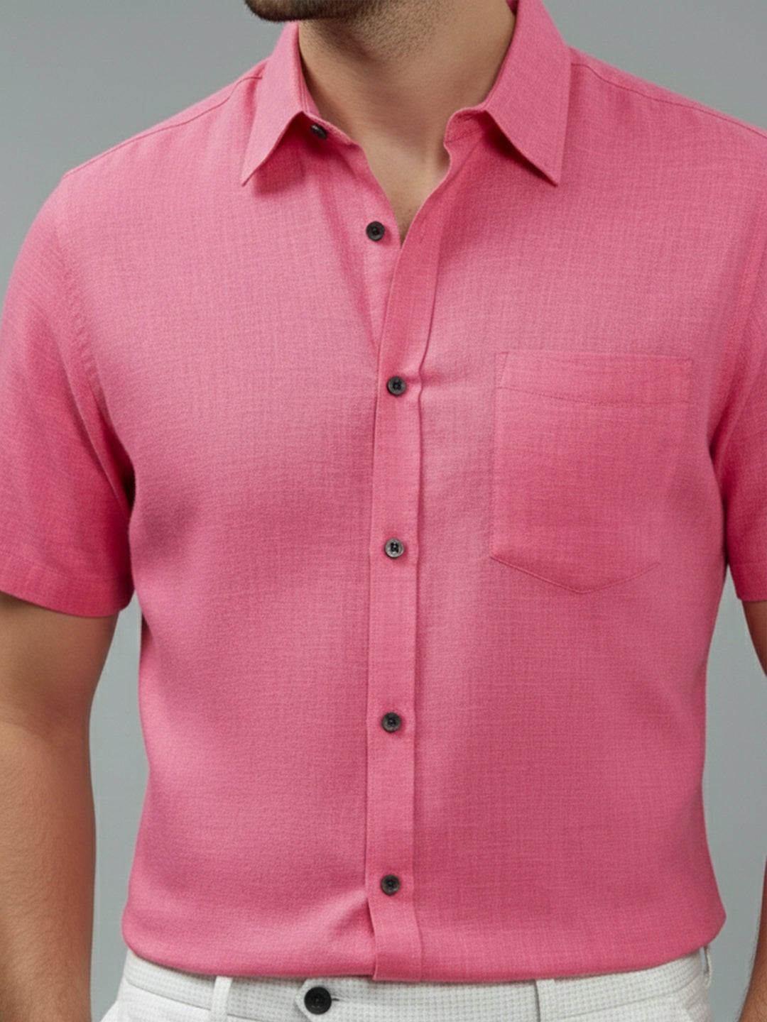 BULL FIRE Half Sleeve Spread Collar Cotton Regular Shirt for men