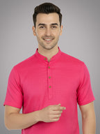 BULL FIRE Half Sleeve Kurta Regular Fit for Men
