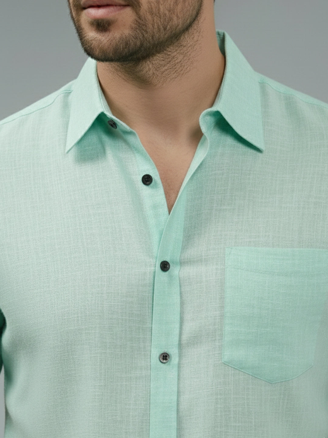 BULL FIRE Half Sleeve Spread Collar Cotton Regular Shirt for men