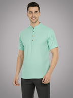 BULL FIRE Half Sleeve Kurta Regular Fit for Men