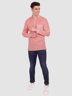 BULL FIRE Men Full Sleeve Roll Up Sleeve Style Spread Collar Pure Cotton Kurta