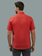 BULL FIRE Half Sleeve Spread Collar Cotton Regular Shirt for men