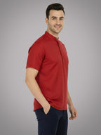 BULL FIRE Half Sleeve Kurta Regular Fit for Men