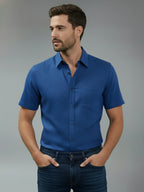 BULL FIRE Half Sleeve Spread Collar Cotton Regular Shirt for men
