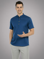 BULL FIRE Half Sleeve Kurta Regular Fit for Men