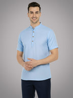 BULL FIRE Half Sleeve Kurta Regular Fit for Men