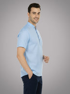 BULL FIRE Half Sleeve Kurta Regular Fit for Men