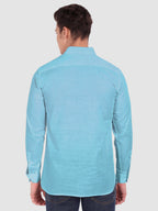 BULL FIRE Men Full Sleeve Roll Up Sleeve Style Spread Collar Pure Cotton Kurta