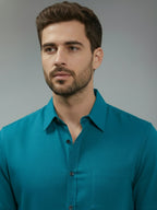 BULL FIRE Half Sleeve Spread Collar Cotton Regular Shirt for men